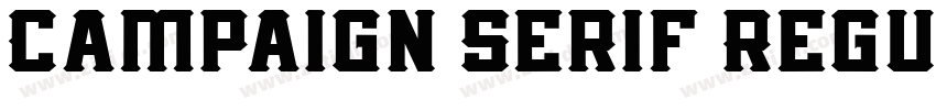 Campaign Serif Regul字体转换